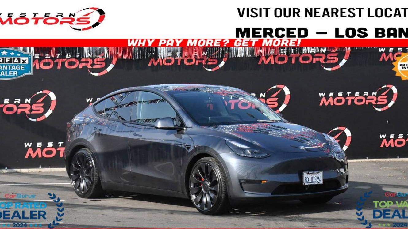 TESLA MODEL Y 2021 5YJYGDEF7MF230581 image